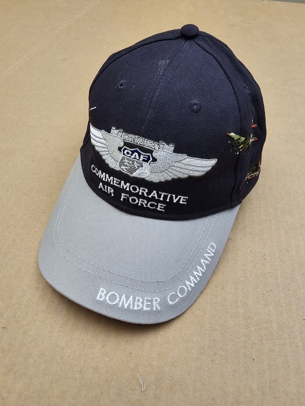 Commemorative Air Force Hat Mens OSFA Blue Bomber Command Ghost Squadron Cap